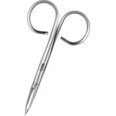 Rubis Stainless Steel Slanted Tweezers with Scissor Handles for Precise Eyebrows and Hair Removal, 1K603, Silver,Rubis Switzerland Swiss Made World Renowned Precision