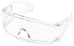 Safety Goggle Glasses Protective Eye Wear, Lightweight Anti-Dust Glasses, Clear Lens, Perfect for Construction, Shooting, Lab Work, Eyes Protection and More