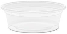 (6 Pack Value Bundle) DCC050PC Conex Complement Translucent Portion Cups, 0.5 oz, 125/Bag