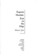 Eugenio Montale: Poet on the Edge