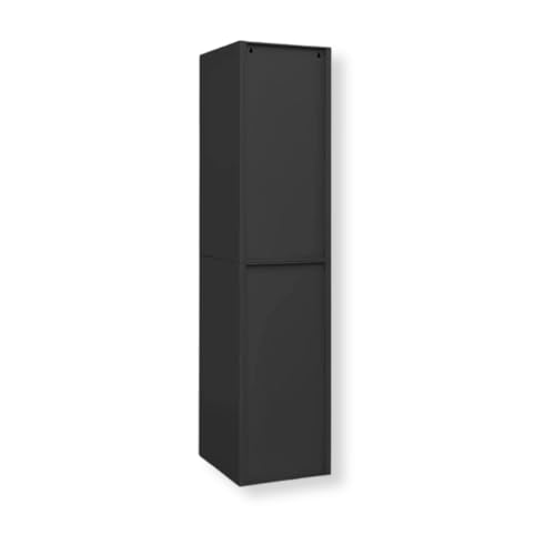 EKE Locker Metalico 185 X 38 X 45 Grande Almacenamiento Resistente Lockers Casilleros de Metal con Llave para Oficina Escuela Gimnasio o Casa (4 Puerta, Negro)