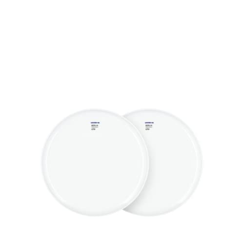 KPM Berlin LAB Plate Duo Set Porcelain Dinner Plate Porcelain Plate Handmade White in Gift Box (14 cm)