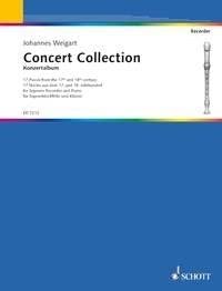 Concert Collection: 17 Pieces from the 17th and 18th century. descant recorder and piano.