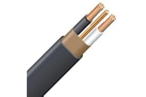 Wirenco 8/2 NM-B, Non-Metallic, Sheathed Cable, Residential Indoor Wire, Equivalent to Romex (50Ft Cut)