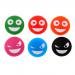 Seafard Smile Face Funny Tennis Racquet Vibration Dampeners, Pack of 6 Pieces