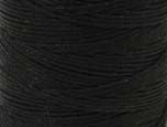 Waxed Irish Linen Crawford Cord 2 Ply 10 Yards BLACK