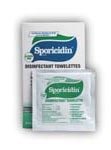 Sporicidin - Box of Disinfectant Towelettes, Individually Wrapped (5