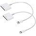 30 pin Charge & Sync Cable Adapter Converter for Apple iPhone 6/6 Plus/5s/5c/5/4s/4/3/3G,iPad and iPod (Black) (White)
