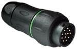 SOURIAU UTS1JC103P CIRCULAR CONNECTOR RECEPTACLE, SIZE 10, 3 POSITION, CABLE