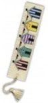 Textile Heritage Collection Cross Stitch Bookmark Kit - beach huts