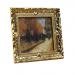 Dollhouse Miniature 1:12 Frame Autumn Woods Mural Wall Painting