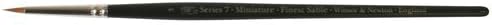 Winsor & Newton Series 7 Kolinsky Sable Water Colour Brush Miniature (size 3)