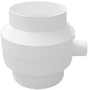 Condensation Collector Condensation Separator Diameter 125 mm White