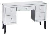 Xpress Delivery VALENTINA 4 DRAWER MIRRORED DRESSING TABLE
