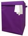 Versatile storage box with lid - purple