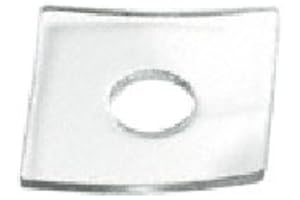 CRL HW061-XCP10 Clear 3/4" O.D. Square Washer - Pack of 10