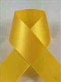Schiff Ribbons 2244-5 100-Yard Polyester Double Face Satin Ribbon, 7/8-Inch, Yellow Gold