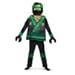 Disguise Lloyd Lego Ninjago Movie Deluxe Costume, Green, Small (4-6)