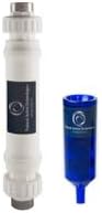 Natural Action Technologies Whole House Dynamically Enhanced Structured Water Device – Housing + Portable Water Filter Unit (Cobalt Blue) - Bundle Pack