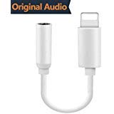 Compatible for Headphone 3.5 mm Jack Adapter Replacement for iPhone X 8/8Plus 7/7Plus Earphone 3.5mm Adaptor Cable AUX Audio & Wire Control Headset Extender Stereo Connector Support iOS 10.3 System