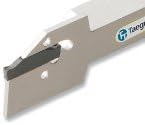 Ingersoll Cutting Tool, Lathe Tool Holder, TClamp, Thread, Part & Groove, Right, TGER2525-4, 25x25 mm, 4 mm, 2300157