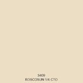 ROSCO 3409 SHEET ROSCOSUN 1/4 CTO CONVERTS 5500K TO 4500K SHEET Gel-Sheets