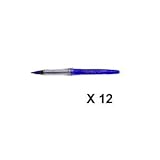 12pcs Pentel MLJ20 Stylo Tradio Fountain Pen Refill (Box Set) - Blue Ink