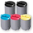 Compatible Toner Cartridges - includes 2 Black, 1 Cyan, 1 Magenta & 1 Yellow (replaces the Samsung CLP-300 Series Toners) - 5 Pack