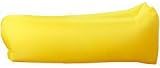 RAFXHCANGE Air Sofa Indoor and Outdoor Couch for Beach, Camping Pool Parties Swimming Portable Chair (Yellow) Inflatabl Square Shape Lounger Wind Breezy Couch Windbed Cloud Air Chair Sofa Bed Lazy Bag