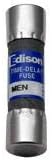 Edison Fuse, Men Series, Class Midget, time-delay, 1A, 250 VAC, Ferrule. Package of 10. Supplemental Protection Applications. (10, Box)