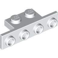 Lego Parts: Bracket 1 x 2 - 1 x 4 (White)