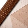 Club Green Gold DOT ON Brown Organza 29CMX10MT, Fabric, 33 x 6.6 x 6.6 cm