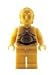 Star Wars Lego Minifigure C3PO C-3PO (Pearl Gold Classic Version)