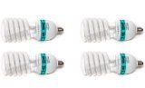 Cowboystudio Full Spectrum Light Lighting Bulb four 85 watt Photography Photo CFL 5500K - Case of 4 - daylight balanced pure white light - 4000 Lumens, Pack of 4
