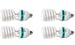 Cowboystudio Full Spectrum Light Lighting Bulb four 85 watt Photography Photo CFL 5500K - Case of 4 - daylight balanced pure white light - 4000 Lumens, Pack of 4
