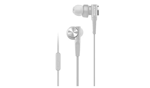 Sony MDR-XB55AP Ecouteurs intra-auriculaires (Extra Bass, Microphone) Blanc