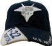 US Air Force 'F-22 Raptor' Ball Cap, Black, Blue, Adjustable