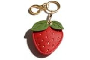 Cute Holder Case Keychain for Air Tag, PU Leather Tag Keychain with Key Ring for Wallet, Keys