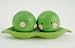 Peas in a Pod Green Ceramic Magnetic Salt and Pepper Shakers 3 Piece Gifting Boxed Set