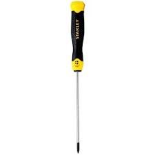 Stanley Cushion Grip Standard Screw Driver Flat tip 5 x 200mm