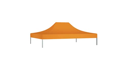 Partyzelt-Dach 4x3 m Orange 270 g/m² Gartenbauten Pavillon-Rahmen Dächer für Pavillions stabil – Bild 4