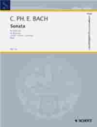 Sonata La mineur: Wq 132. flute.