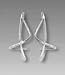 Earspiral tm 1XSSS Earrings Sterling Silver