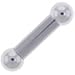 Body Candy Stainless Steel 6mm Balls Barbell Tongue Ring 6 Gauge 1/2