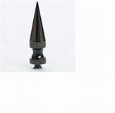 Black Aluminum Screw on Spike for Helmets Rat Rods Helmet Spikes Half Shell Harley Davidson 2 3/4 Inch Metal Spike - Thumbnail 2