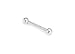 316L Surgical Steel Straight Barbell 12g 7/8