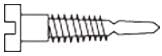 1.4x4.8x2 Stay-Tight Self-Aligning Silver Spring Hinge Screw (pack of 100)