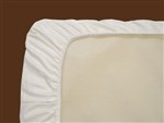 Naturepedic Organic Cotton Stokke Fitted Crib Sheet- White