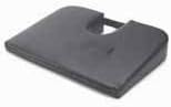 TUSH CUSH Home Office Orthopedic Large Computer Ergonomic Seat Cushion Original - Carbon Executive Faux Leather Vinyl
