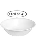 Corelle Livingware 1-quart Serving Bowl, Winter Frost White, Pack of 4